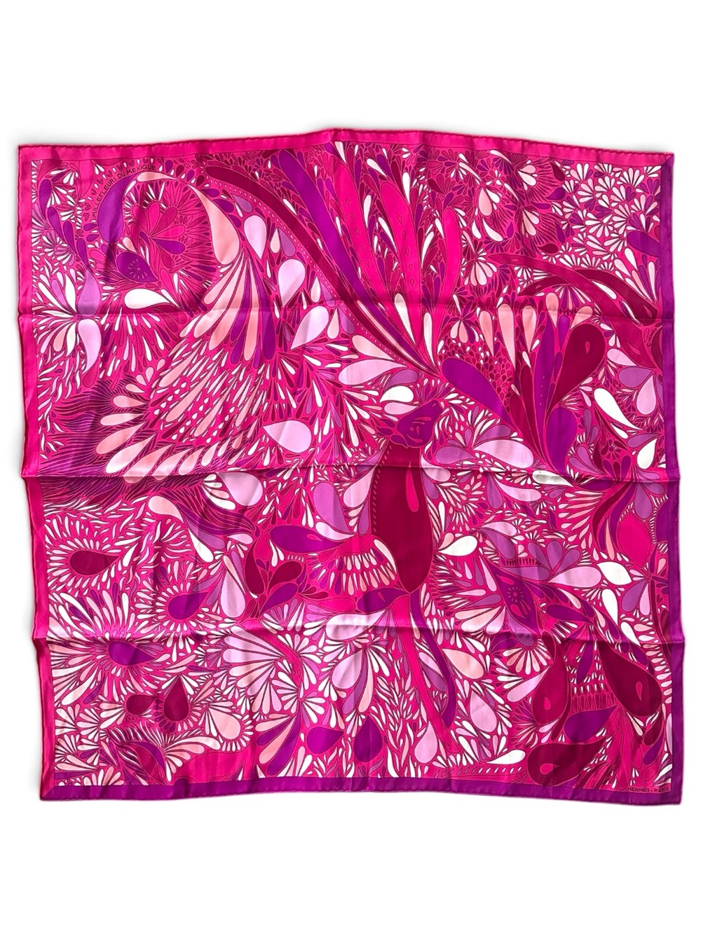Hermès “Mille Fleurs du Mexique” Silk Carré 70 Scarf – Laetitia Bianchi - Picture 2 of 12